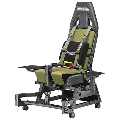 Siège de vol Pro édition militaire Boeing de Next Level Racing - Noir/Vert