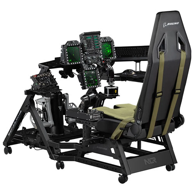 Next Level Racing Flight Seat Pro Boeing Military Edition - Black/Green