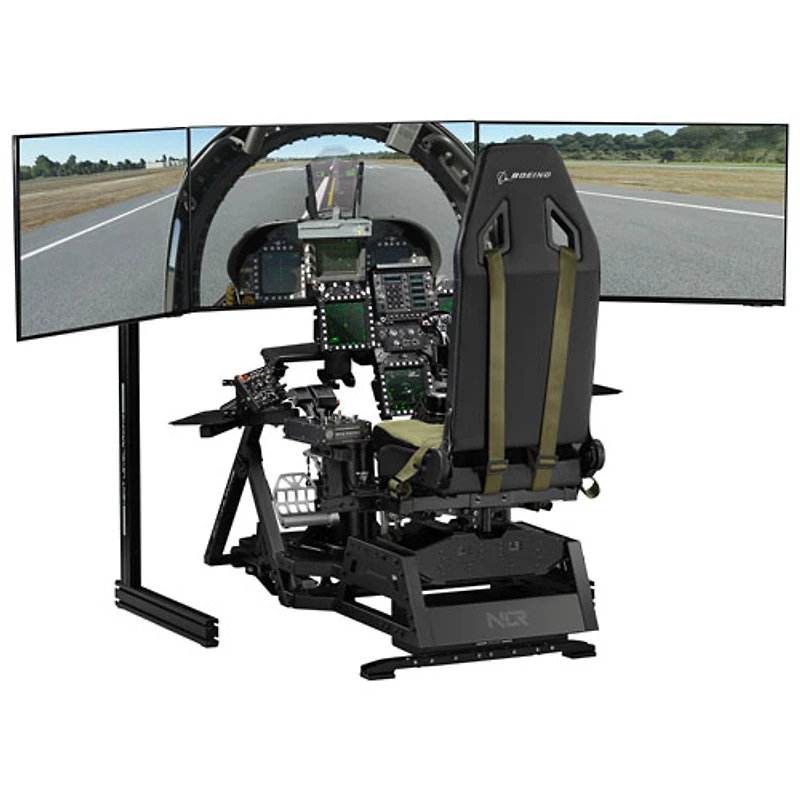 Next Level Racing Flight Seat Pro Boeing Military Edition - Black/Green