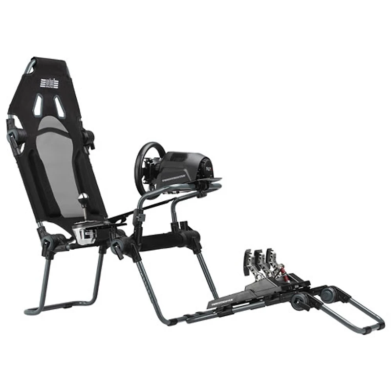 Next Level Racing F-GT Lite Formula and GT Foldable Simulator Cockpit - Black/Grey