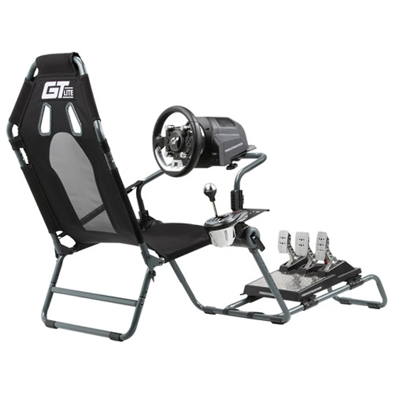 Next Level Racing GT Lite Foldable Simulator Cockpit - Black/Red