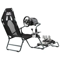 Next Level Racing GT Lite Foldable Simulator Cockpit - Black/Red