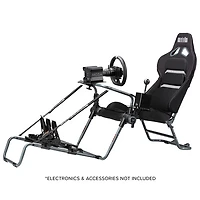 Next Level Racing GT Lite Pro Foldable Simulator Cockpit - Carbon Grey