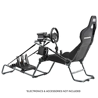 Next Level Racing GT Lite Pro Foldable Simulator Cockpit - Carbon Grey