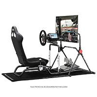 Next Level Racing Victory Simulator Cockpit - Black/White