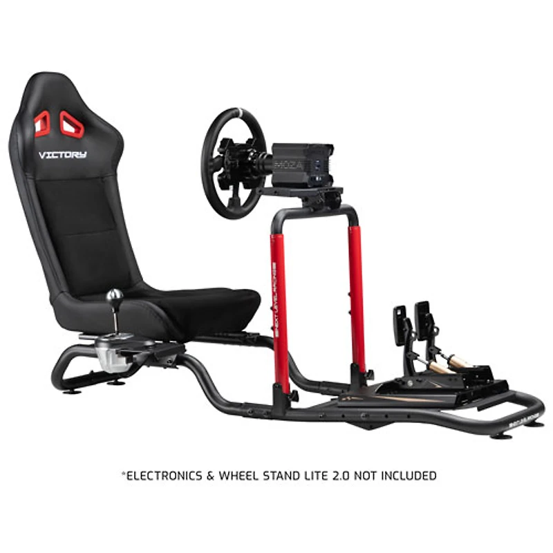 Siège complémentaire Victory de Next Level Racing pour support de volant Lite 2.0 - Noir/Rouge/Blanc