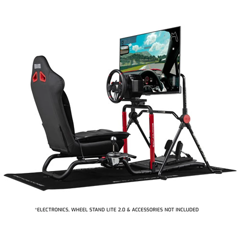 Next Level Racing Victory Seat Add-On for Wheel Stand Lite 2.0 - Black/Red/White