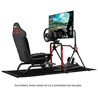 Next Level Racing Victory Seat Add-On for Wheel Stand Lite 2.0 - Black/Red/White