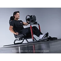 Next Level Racing Victory Seat Add-On for Wheel Stand Lite 2.0 - Black/Red/White