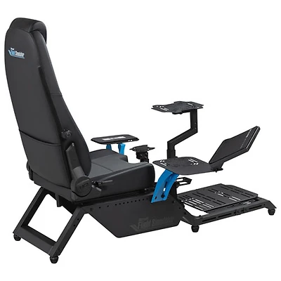 Next Level Racing Flight Simulator Microsoft Flight Simulator Edition Cockpit - Black/Blue