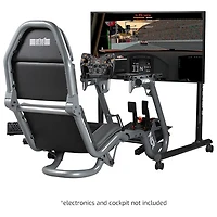 Next Level Racing Round Tube Single Monitor Stand - Black