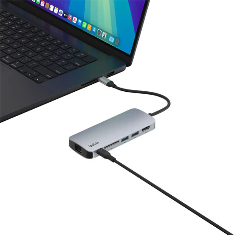 Concentrateur multimédia 6-en-1 avec port USB-C de Belkin (AVC008fqSGY-V2)
