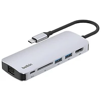 Belkin 6-in-1 USB-C Multimedia Hub (AVC008fqSGY-V2)