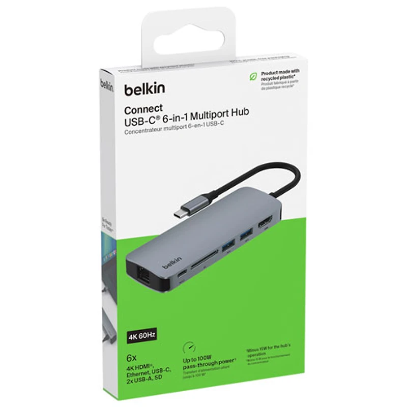 Belkin 6-in-1 USB-C Multimedia Hub (AVC008fqSGY-V2)