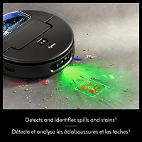 Aspirateur robot autonettoyant à vidage automatique Spot+Scrub de Dyson - Noir mat/Bleu