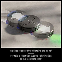 Aspirateur robot autonettoyant à vidage automatique Spot+Scrub de Dyson - Noir mat/Bleu