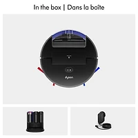 Aspirateur robot autonettoyant à vidage automatique Spot+Scrub de Dyson - Noir mat/Bleu