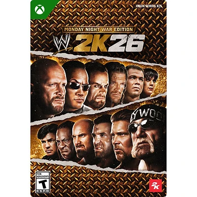 WWE 2K26 Édition Monday Night War (Xbox Series X|S) - Téléchargement numérique