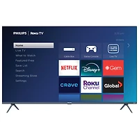 Philips 50" PUL5924 Series Entertainment Plus 4K UHD HDR LED Roku Smart TV (50PUL5924/F6)