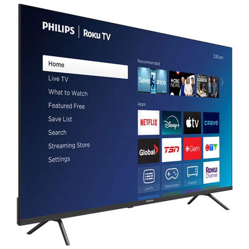 Téléviseur intelligent Roku DEL HDR UHD 4K de 60 po Séries 7900 de Philips (60PUL7975/F6)