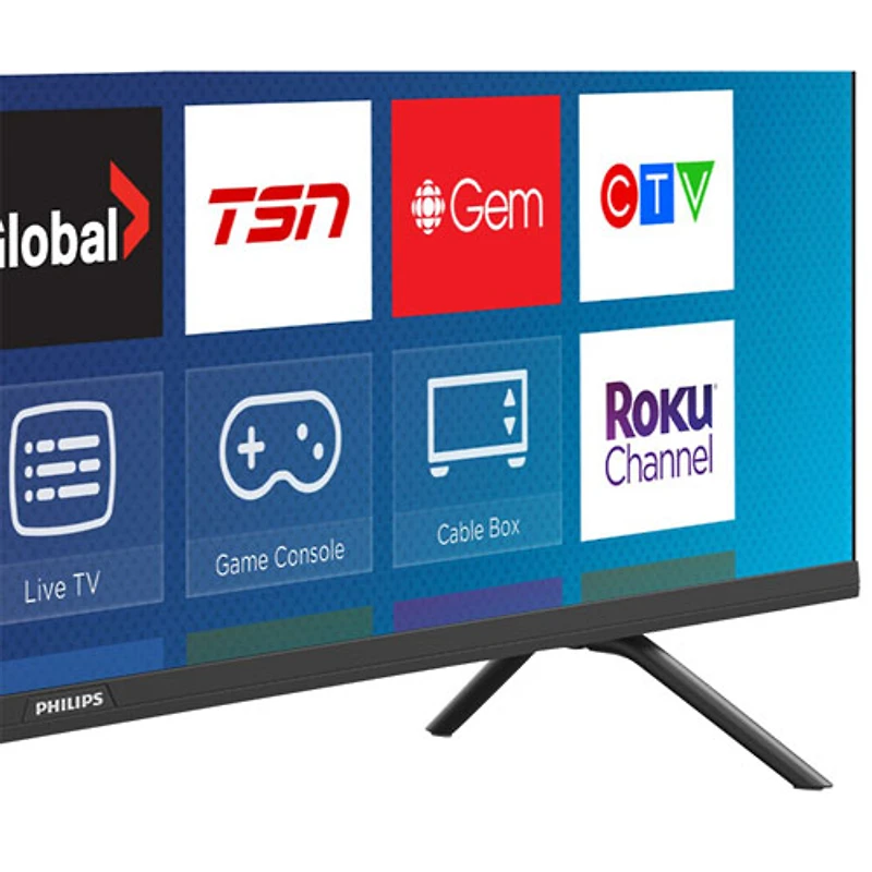 Téléviseur intelligent Roku DEL HDR UHD 4K de 60 po Séries 7900 de Philips (60PUL7975/F6)