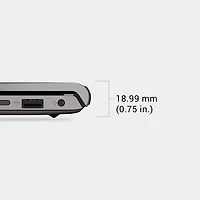 Portable de 15,6 po de Dell - Noir carbone (Core 3 100U d'Intel/RAM 8 Go/SSD 512 Go/Windows 11 Famille)