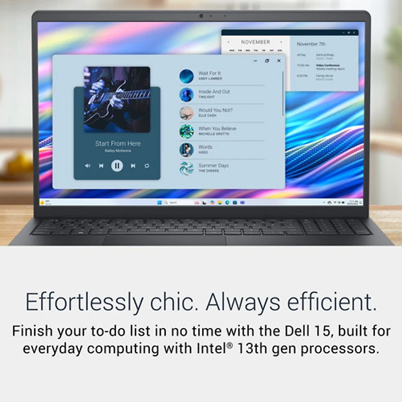 Dell 15.6" Touchscreen Laptop - Carbon Black (Intel Core i5-1334U/16GB RAM/512GB SSD/Windows 11 Home)