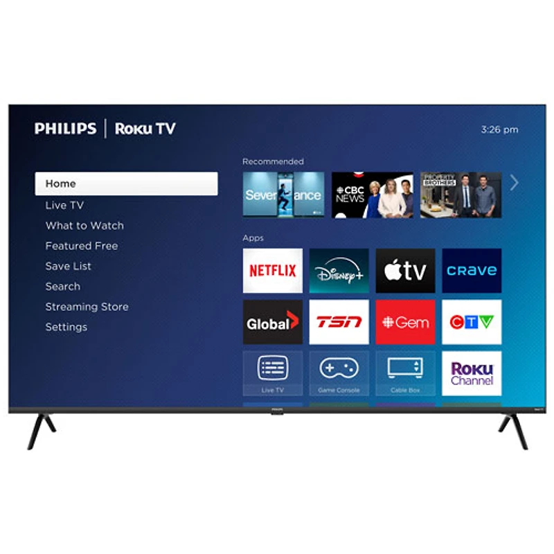 Téléviseur intelligent Roku DEL HDR UHD 4K de 65 po Séries 7900 de Philips (65PUL7975/F6)