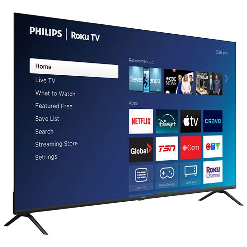 Téléviseur intelligent Roku DEL HDR UHD 4K de 65 po Séries 7900 de Philips (65PUL7975/F6)