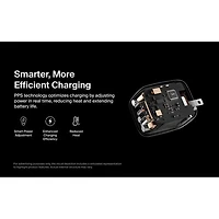 Chargeur mural à 3 ports USB-C/USB-A de 70 W Boostcharge Pro de Belkin - Blanc