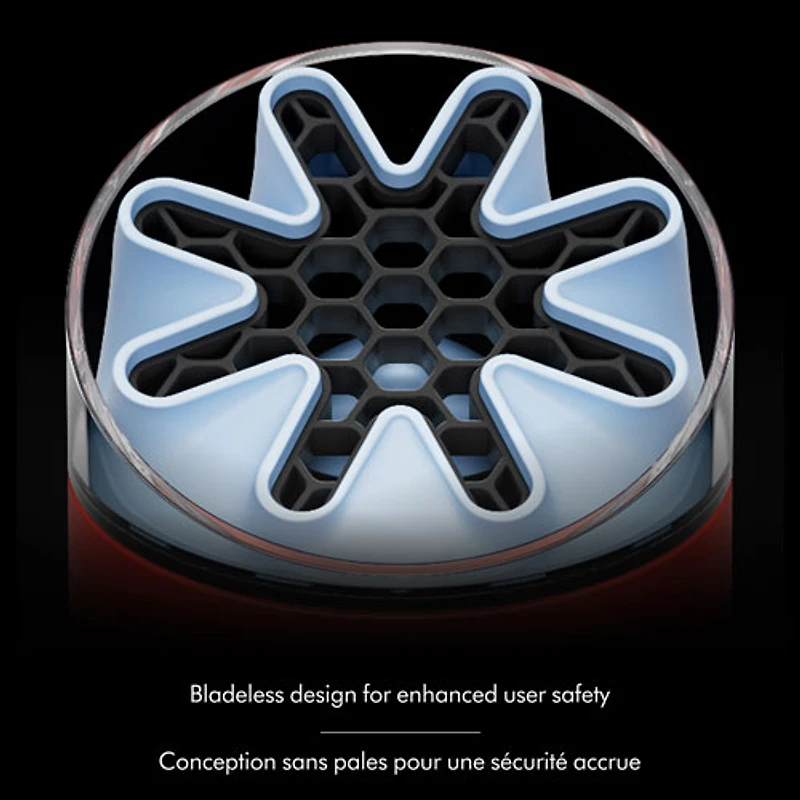 Dyson HushJet Mini Cool Handheld Fan - Carnelian/Sky