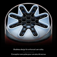 Dyson HushJet Mini Cool Handheld Fan - Carnelian/Sky