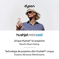 Ventilateur portatif HushJet Mini Cool de Dyson - Gris pierre/Rose poudré