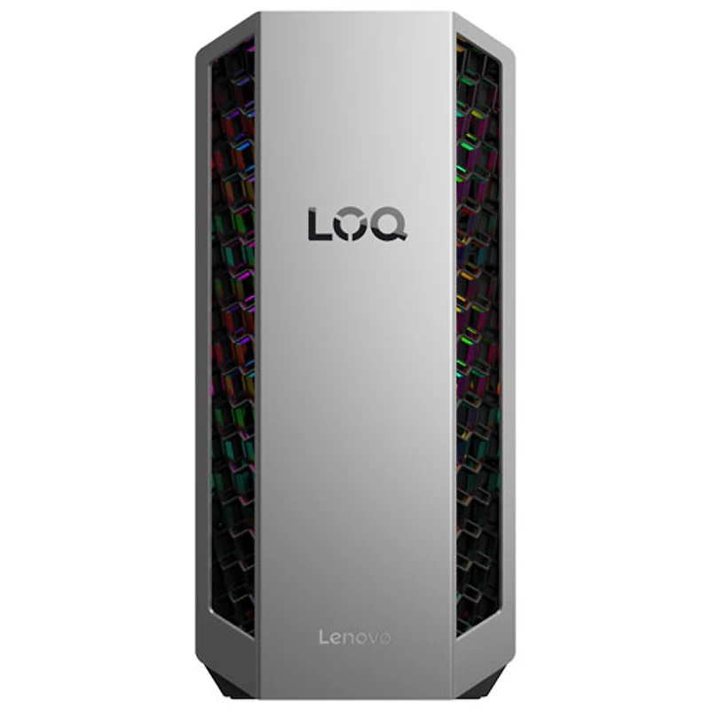 Lenovo LOQ Tower Desktop PC -Luna Grey/Eclipse Black (AMD Ryzen 7 8745HX/32GB RAM/1TB SSD/GeForce RTX 5060/Windows 11)