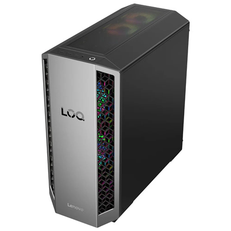Lenovo LOQ Tower Desktop PC -Luna Grey/Eclipse Black (AMD Ryzen 7 8745HX/32GB RAM/1TB SSD/GeForce RTX 5060/Windows 11)
