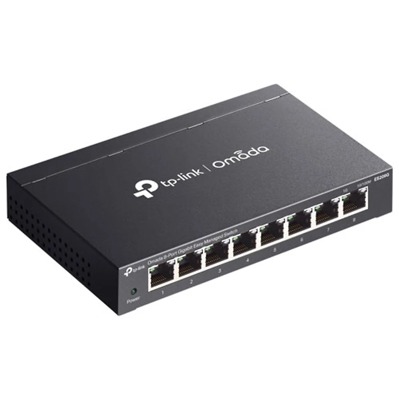 TP-Link Omada 8-Port Gigabit Easy Managed Switch (ES208G)