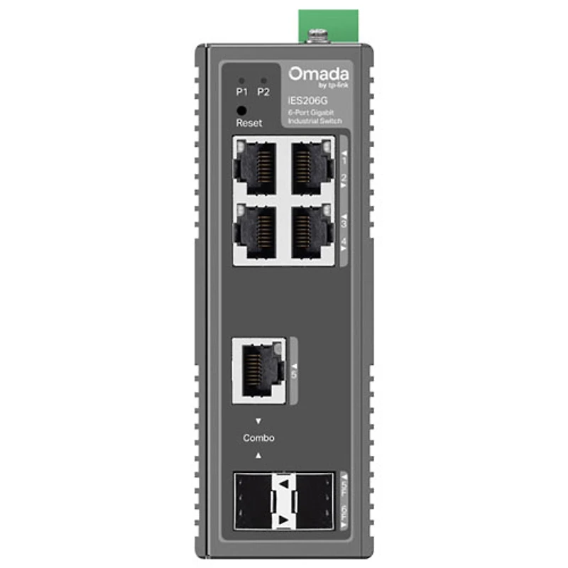 Commutateur industriel Gigabit à 6 ports Easy Managed Omada de TP-Link (IES206G)
