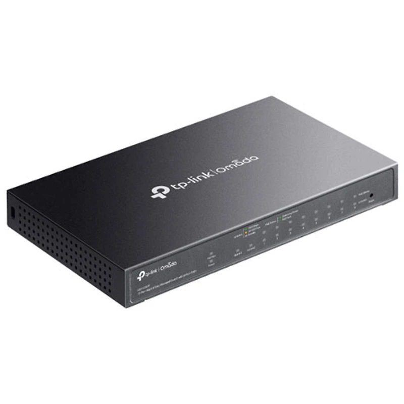 TP-Link Omada 10-Port Gigabit Easy Managed Switch with 8-Port PoE+ (ES210GMP)