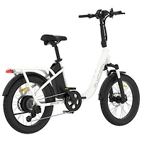 Vélo de ville électrique repliable à cadre bas FD5 de Blutron (moteur 500 W/autonomie jusqu'à 75 km/vitesse maximale 32 km/h)