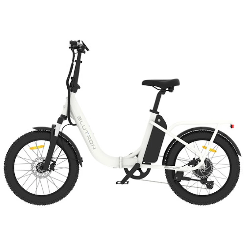 Vélo de ville électrique repliable à cadre bas FD5 de Blutron (moteur 500 W/autonomie jusqu'à 75 km/vitesse maximale 32 km/h)