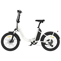 Vélo de ville électrique repliable à cadre bas FD5 de Blutron (moteur 500 W/autonomie jusqu'à 75 km/vitesse maximale 32 km/h)
