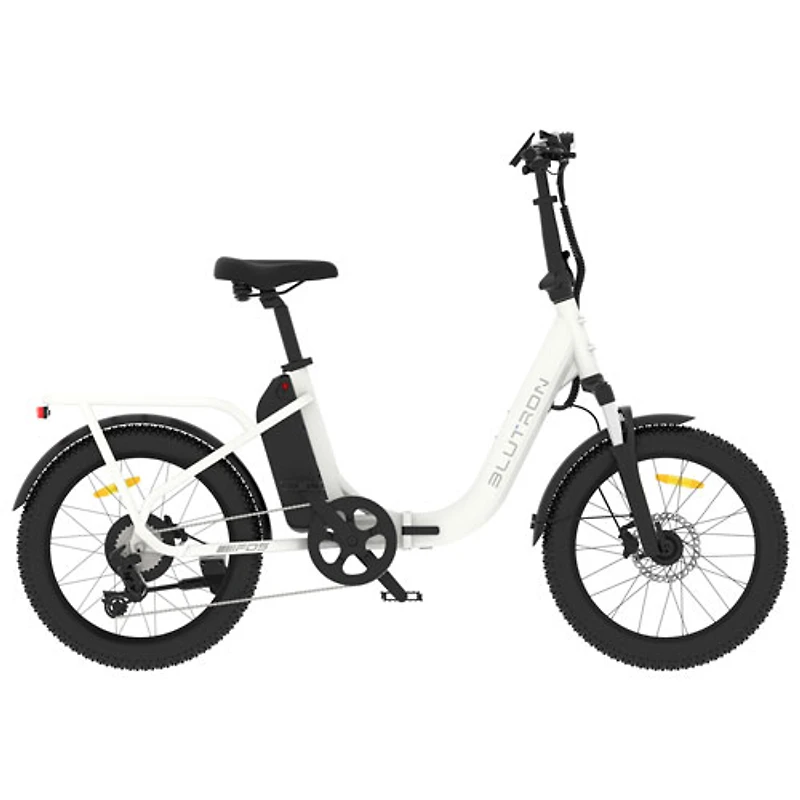 Vélo de ville électrique repliable à cadre bas FD5 de Blutron (moteur 500 W/autonomie jusqu'à 75 km/vitesse maximale 32 km/h)