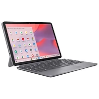 Chromebook à écran tactile de 10,95 po Chromebook Duet de Lenovo - Gris lunaire (Kompanio 838 de MediaTek/RAM 8 Go/eMMC TLC 128 Go/ChromeOS)