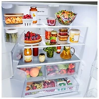 LG 36" 25.1 Cu. Ft. French Door Refrigerator with Water Dispenser (LF25BZH42S) - Stainless Steel