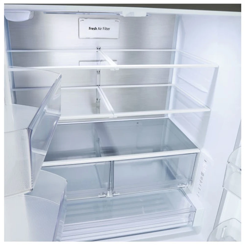 LG 36" 25.1 Cu. Ft. French Door Refrigerator with Water Dispenser (LF25BZH42S) - Stainless Steel