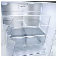 LG 36" 25.1 Cu. Ft. French Door Refrigerator with Water Dispenser (LF25BZH42S) - Stainless Steel
