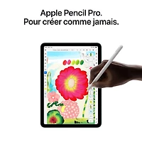 iPad Air M4 11 po 128 Go avec Wi-Fi 7 d'Apple (8e génération) - Comète