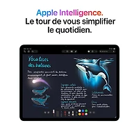 iPad Air M4 11 po 128 Go avec Wi-Fi 7 d'Apple (8e génération) - Comète