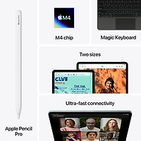 iPad Air M4 11 po 128 Go avec Wi-Fi 7 d'Apple (8e génération) - Comète