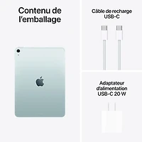 iPad Air M4 11 po 512 Go avec Wi-Fi 7 d'Apple (8e génération) - Bleu